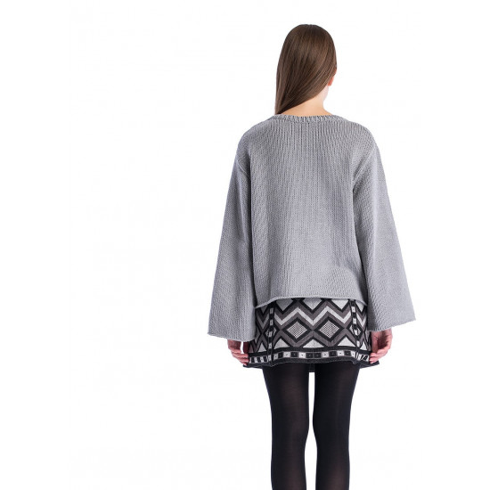  Women sweater Loop Grey