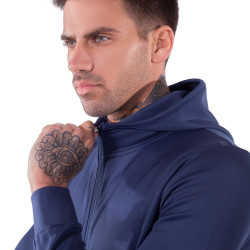 Core Full Zip Poly Track Top With Hood 