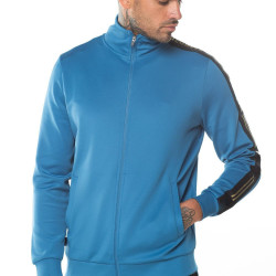 Asymmetric Poly Track Top - Deep Water Blue