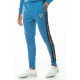 Asymmetric Poly Track Pants - Deep Water Blue