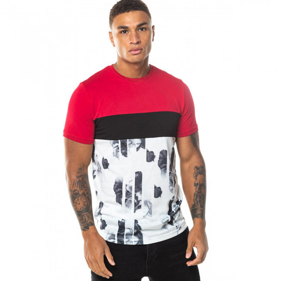  Print T-Shirt - Black/Jungle Print