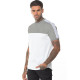 Panel Block T-Shirt - White/Light Grey