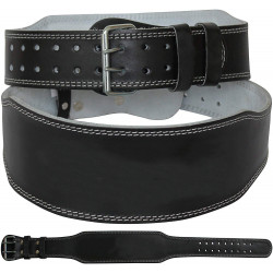 ERDX Weight Lifting Belt for Fitness Gym-Adjustable Leather Belt