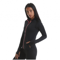 RIPT Performance Zip Up Jacket Black