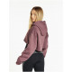 Pursue Fitness Oversized Crop Hoodie Purple