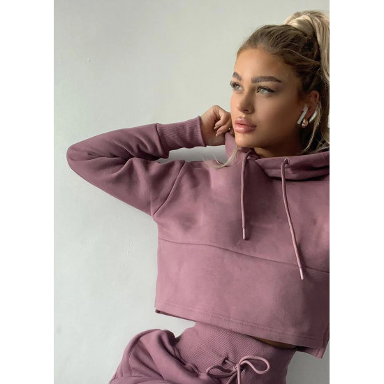  SKY SCRIPT HOODIE - GRAPE